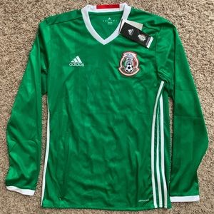 Adidas Men’s Mexico National Team Long sleeve Jersey Size Small